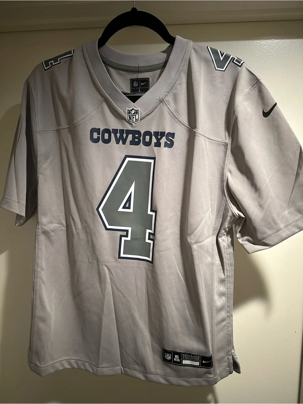 Nike YOUTH XL Cowboys #4 Football Jersey Dak Prescott